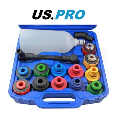 US PRO Tools 15pc Engine Oil Funnel Filler & Adaptor Set