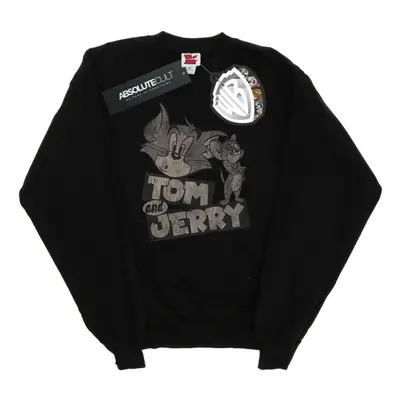 (M, Black) Tom and Jerry Mens Wink Sweatshirt