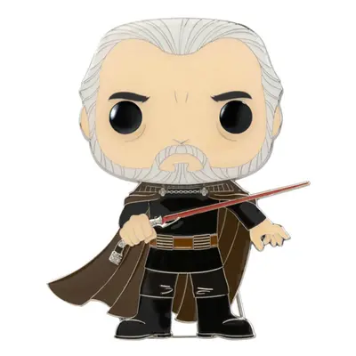 Star Wars Count Dooku 4" Pop! Enamel Pin