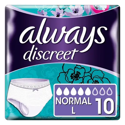 Always Discreet Normal Large Low Rise Pants