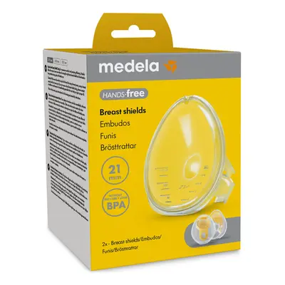 Hands-free breast shields, 2x breast shields, BPA-free, Medela Hands-free pump accessories, Hand