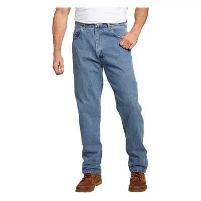 Wrangler mens Relaxed Fit Jeans Grey Indigo 44W x 36L US