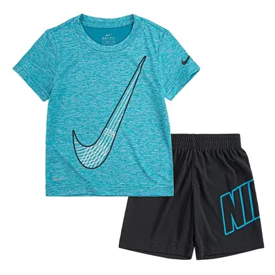 Nike Boy`s Dri-FIT Short Sleeve Dropsets T-Shirt and Shorts Piece Se