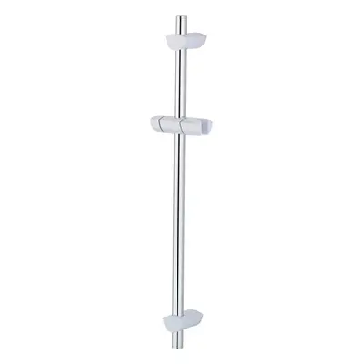 EVC ADR01 WC EVO Riser Rail with Adjustable Fixing Brackets - White/Chrome Plated