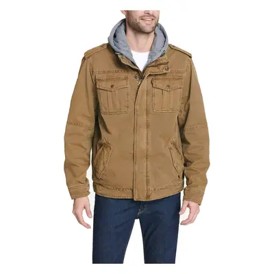 Levis mens Four-pocket Hooded Jacket Brown X-Small US