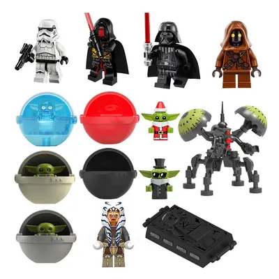 12PCS Star Wars Stormtrooper Yoda Minifigures Toys Fit Lego