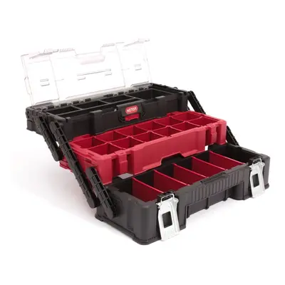 Heavy Duty Box organizer Keter TRIO Cantilever levels of tools