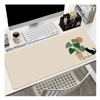 (5, 1000x550x3mm) Mouse Pads Cute Cat Computer Mousepad Company Desk Pad 100x50cm Large Kawaii M