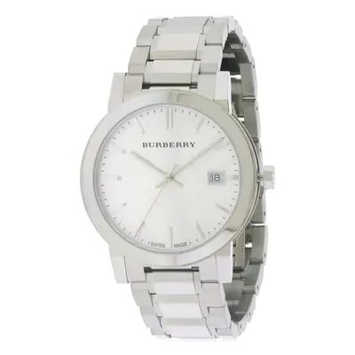 Burberry Large Check Stainless Steel Mens Watch BU9000