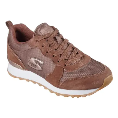 (7 UK, Chocolate) Skechers Womens/Ladies OG Goldn Gurl Suede Trainers