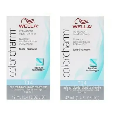 (2pk Pale Ash Blonde) Wella Blonde Colour Charm | Permanent Liquid Hair Toners