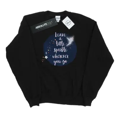 (XXL, Black) Disney Mens Tinker Bell A Little Sparkle Sweatshirt