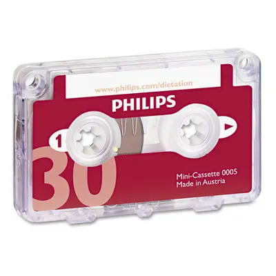 Philipspch Audio & Dictation Mini Cassette Minutes (15 X 2) 10/Pack