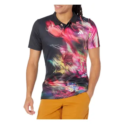 adidas Men's Tennis Free Lift Polo Shirt Multicolor/Black (Melbourne)