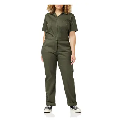 Dickies Women Short Sleeve Flex coverall Moss Medium