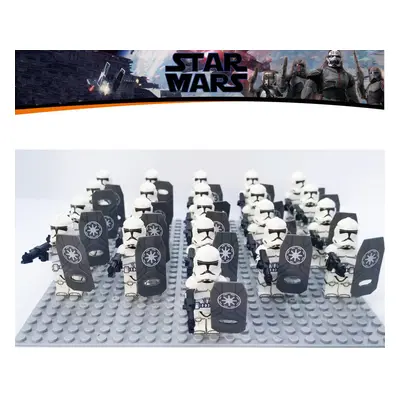 (Star Wars-14) 21PCS Star Wars 501st Clone Troopers Rex Minifigures Kids Toy Set Fit Lego (Exclu