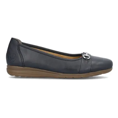 (6 (Adults')) L9360-14 | Navy | Womens Ballet Pump Shoes