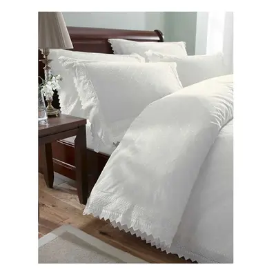 Balmoral, White Broderie Anglaise Double Duvet