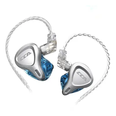 (Silver, With Mic) Noise Reduction Earphone In-Ear Earbuds Monitor Headphones Hi-Fi Headset For 