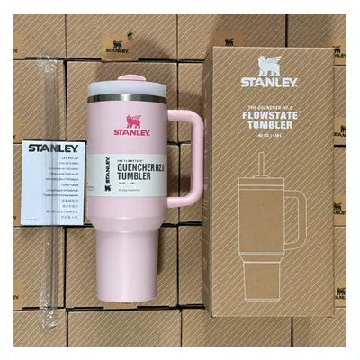 (sakura pink) Stanley Quencher H2.0 FlowState Tumbler 40oz Cup 1.2L