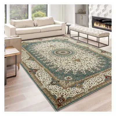 (200 x cm (6 ft in x ft 5in), Willow) Traditional Large Rugs Indoor Outdoor Rug Carpets & Mats