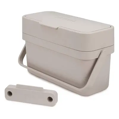 Joseph Joseph Compo Easy-fill Food Waste Caddy-4 Litres-Stone