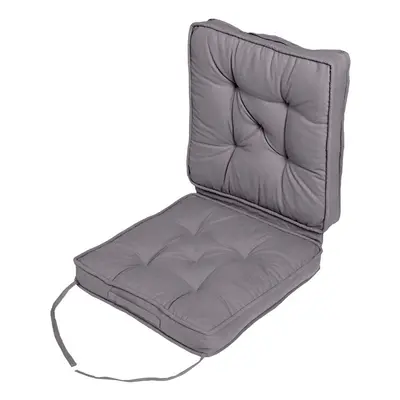 (Grey) Cotton Travel Back Support Booster Cushion