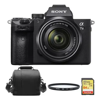 Sony A7 Iii Kit Sel 28-70Mm F3.5-5.6 Oss+64Gb Sd Card+Bag+55Mm Filter