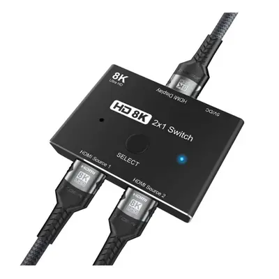 Chronus Gbps High Speed 8K UHD In Out HDMI Switch HDMI Splitter Support 8K @ 60Hz 4K @ 120Hz for