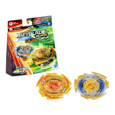 Beyblade Burst QuadDrive Destruction Belfyre B7 and Decay Perseus P7 Spinning Top Dual Pack