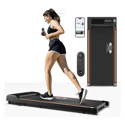 (Without Handle Treadmill Under Desk Portable With Incline Walking Pad 2HP km/H 3-in-1 Foldable 