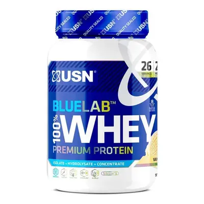 (Vanilla) 908g USN Blue Lab Whey Isolate Protein Powder Muscle Building Nutrition Shake