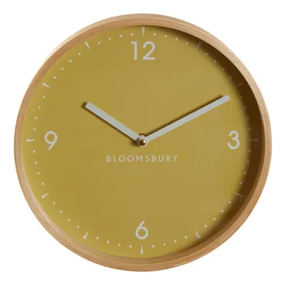 Premier Housewares Vitus Small Yellow Wall Clock