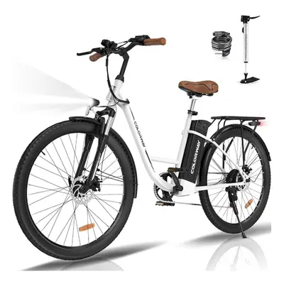 COLORWAY, BK31 Electric Bikes, Built-in 36V 15Ah Battery,7 Speed 250W