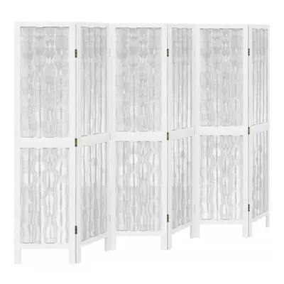 (40 x cm/ piece) vidaXL Room Divider Panels Office Privacy Screen White Solid Wood Paulownia