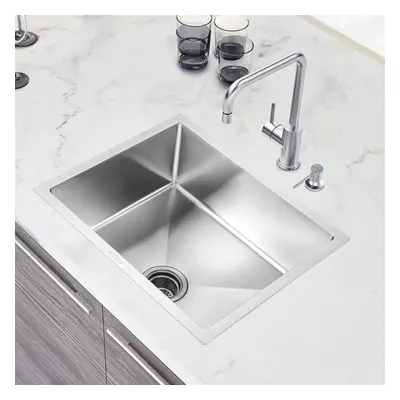 Large Super Deep Single Bowl Square Stainless Steel Kitchen Sink