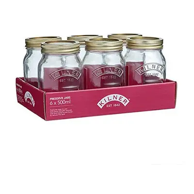 Kilner Set of Preserve Jar 0.5 Litre