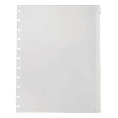 Staples Arc Poly File Pockets Letter Size Clear 2/Pack (21304)