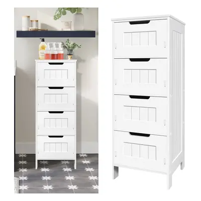 Bathroom Cabinet PVC Drawers Cabinet Organiser Unit for Kitchen Living Room Washroom Bedroom