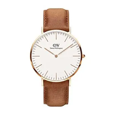 Daniel Wellington Classic Durham, Brown/Rose Gold Watch, 40mm, Leather, for Men