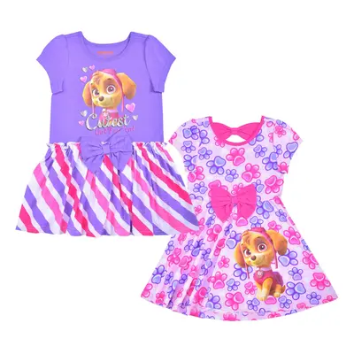 Nickelodeon Girls' Little Paw Patrol Pack Dresses Pink