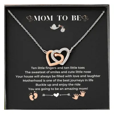 LOTUS-A Mom to Be Gift - Sterling Silver Necklace Pregnancy Gifts for First Time Moms New Mom Gi