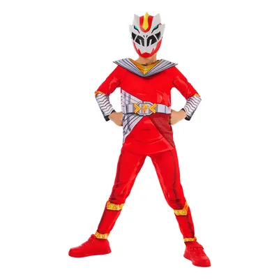 (7-8 Years, Red) Power Rangers Childrens/Kids Cosmic Fury Red Power Ranger Costume