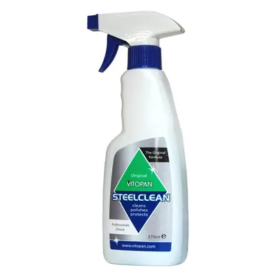 (6) Vitopan Steel Clean for Kitchen 275ml Origina Trigger Spray Surface Hygiene Cleans, Polishes