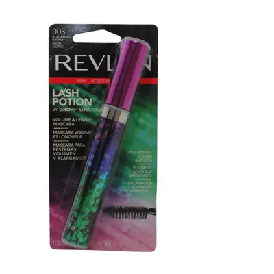 Revlon Lash Potion Volume & Length Mascara by grow Lucious, Blackened Brown 003- fl oz (10 ml)