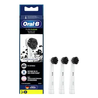 Pure Clean Electric Toothbrush Heads Pack of with Activated Carbon Bristles Toothbrush Attachmen