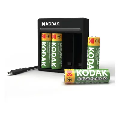 | Rechargeable AA & AAA Batteries & Charger | Includes 4x Double A Batteries