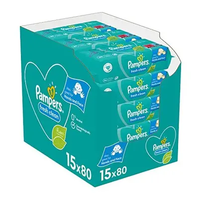 Fresh Clean Baby Wipes Packs of = Baby Wet Wipes, Baby Scent, Also Great For Hands And Face