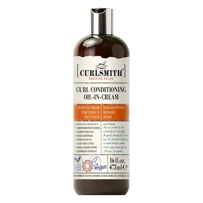 Curlsmith - Curl Conditioning Oil in Cream - Vegan Leave in Conditioner for Curly and Coily Hair