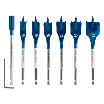 Bosch Professional pc. Expert SelfCut Speed Spade Drill Bit Set (for Softwood, Chipboard, Ã mm,